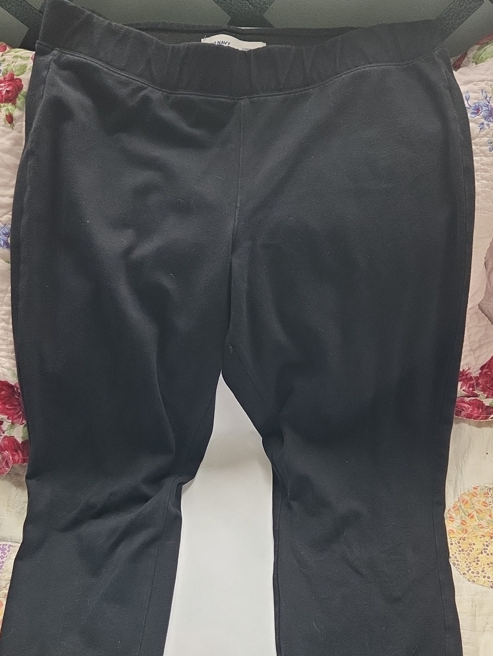 Old Navy Black Leggings with Elastic Waistband